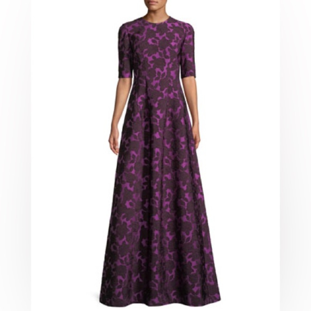 Lela Rose Floral Jacquard Dress, Size 0